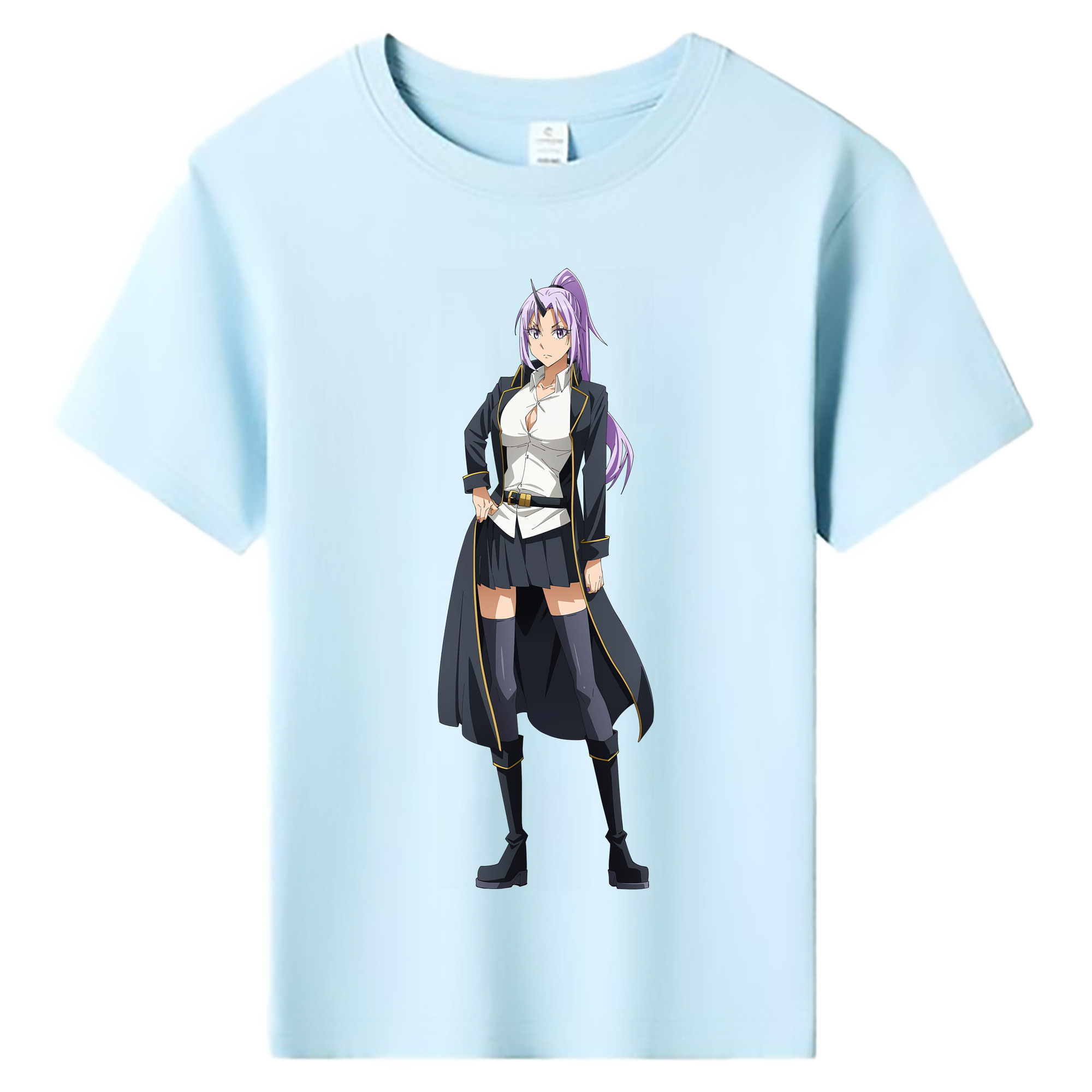 （画像用） 転スラ Regarding Reincarnated to Slime 綿100％キッズTシャツ（フロントプリント）
